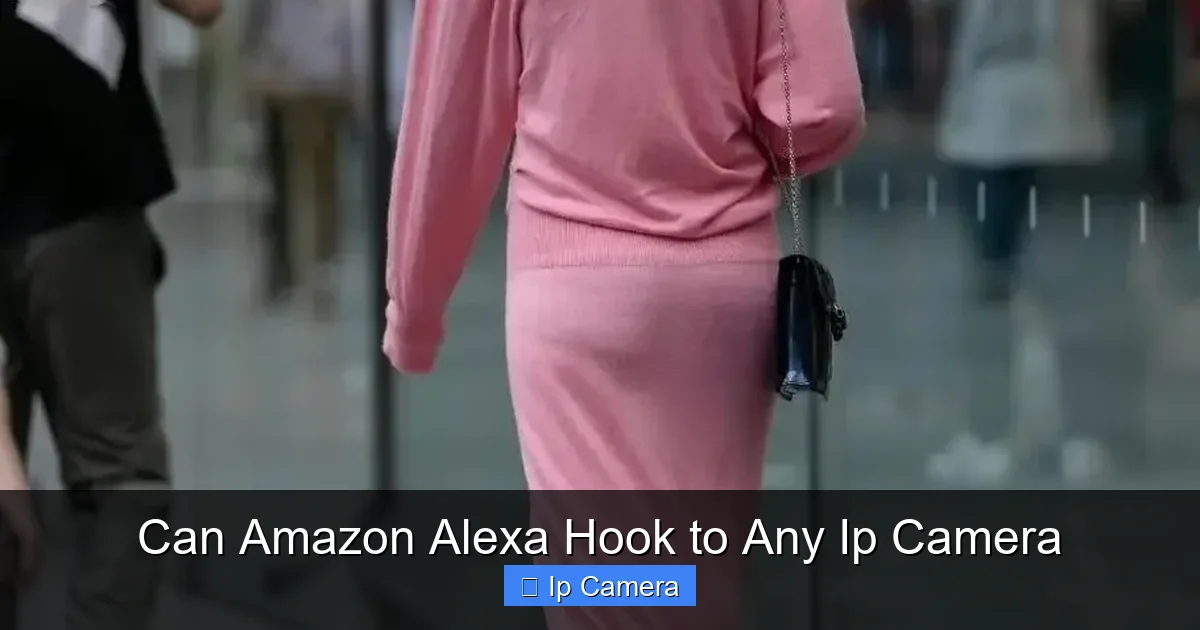 Can Amazon Alexa Hook to Any Ip Camera