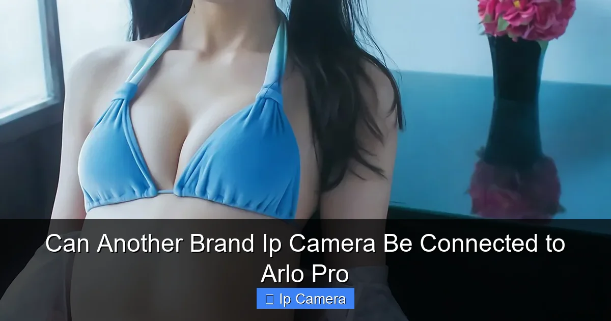 Can Another Brand Ip Camera Be Connected to Arlo Pro