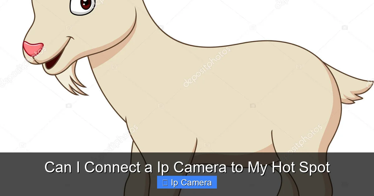 Can I Connect a Ip Camera to My Hot Spot
