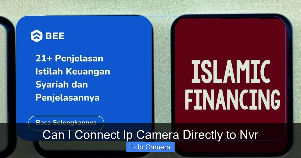Can I Connect Ip Camera Directly to Nvr