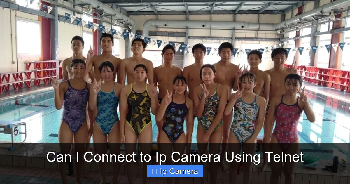 Can I Connect to Ip Camera Using Telnet