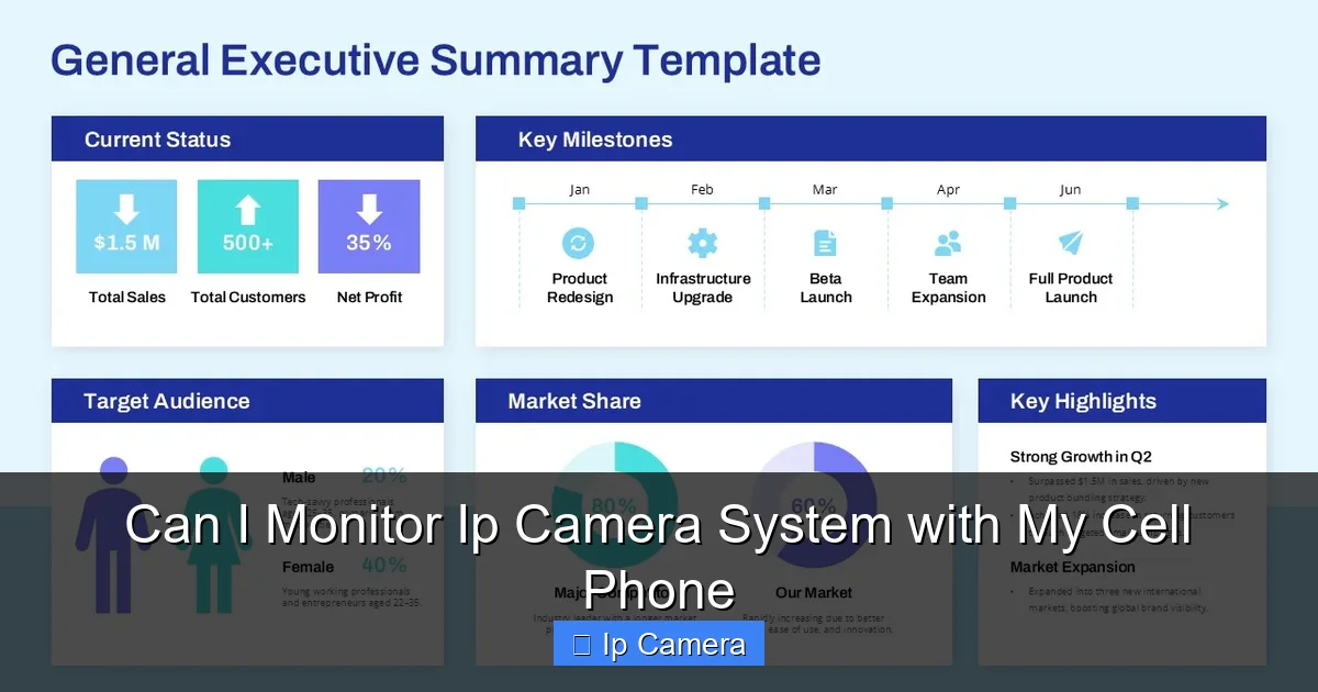 Can I Monitor Ip Camera System with My Cell Phone