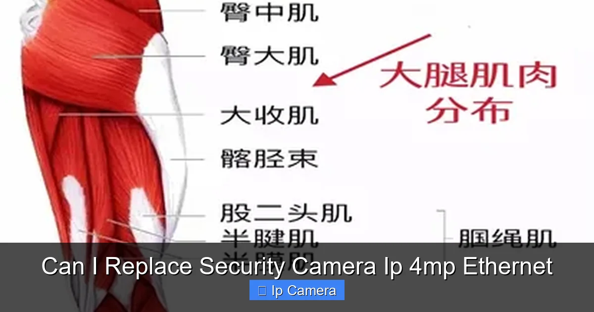 Can I Replace Security Camera Ip 4mp Ethernet