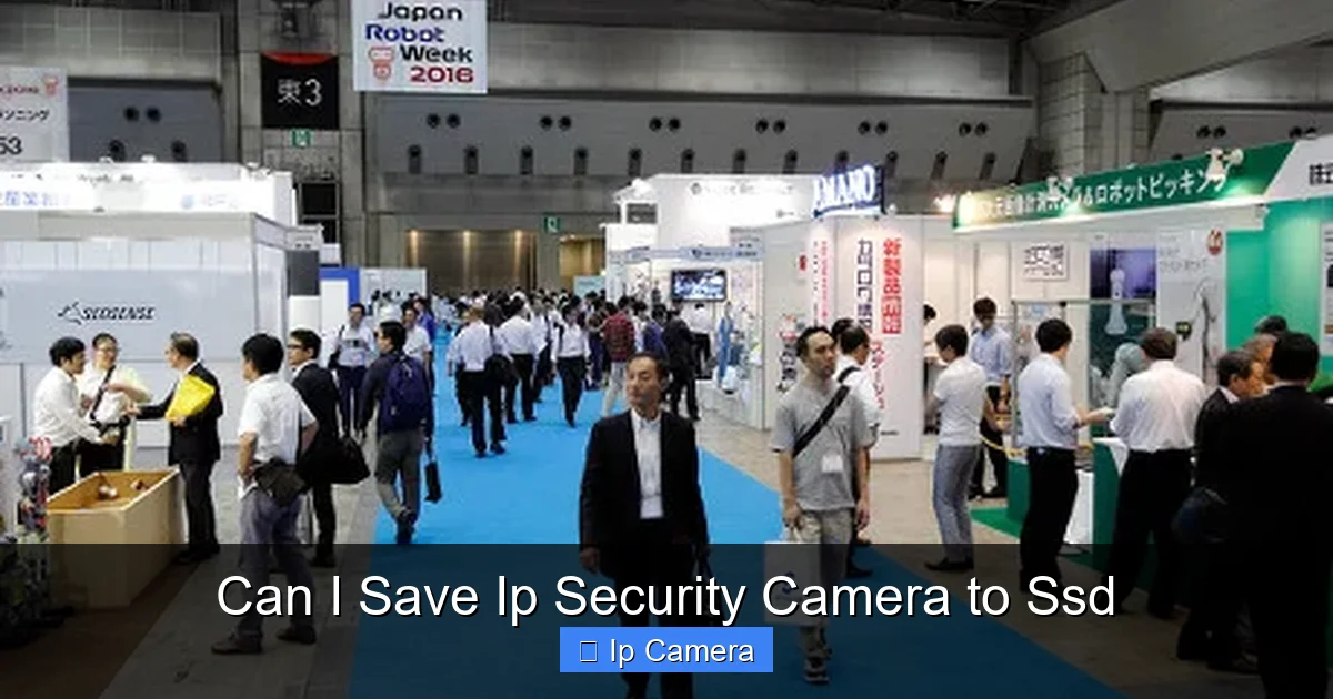 Can I Save Ip Security Camera to Ssd