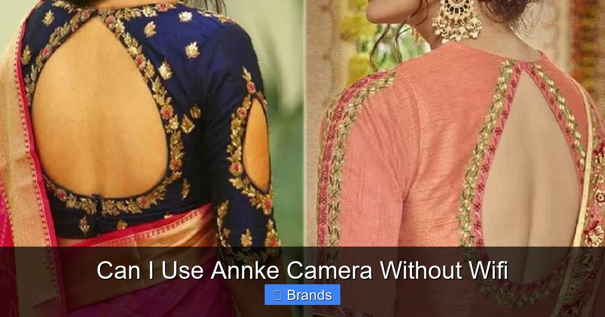 Can I Use Annke Camera Without Wifi