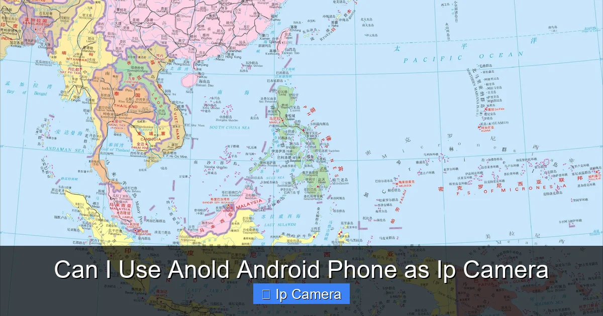 Can I Use Anold Android Phone as Ip Camera