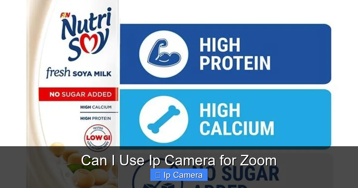 Can I Use Ip Camera for Zoom