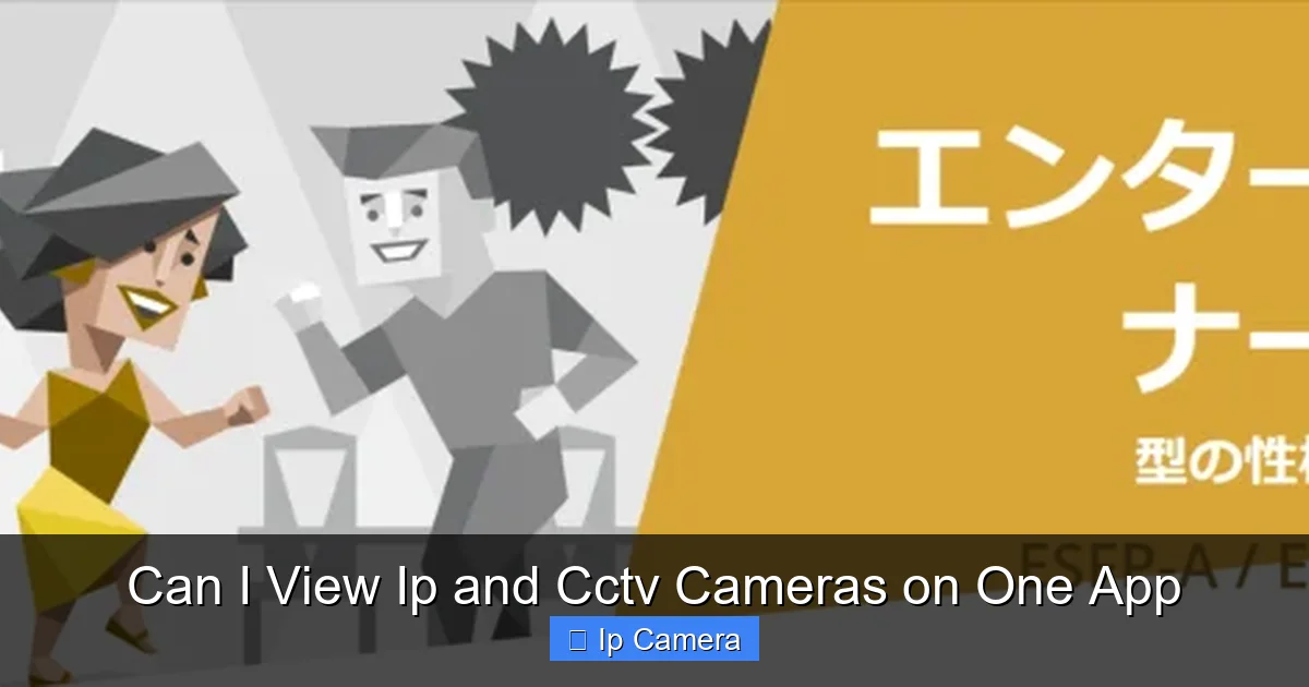 Can I View Ip and Cctv Cameras on One App