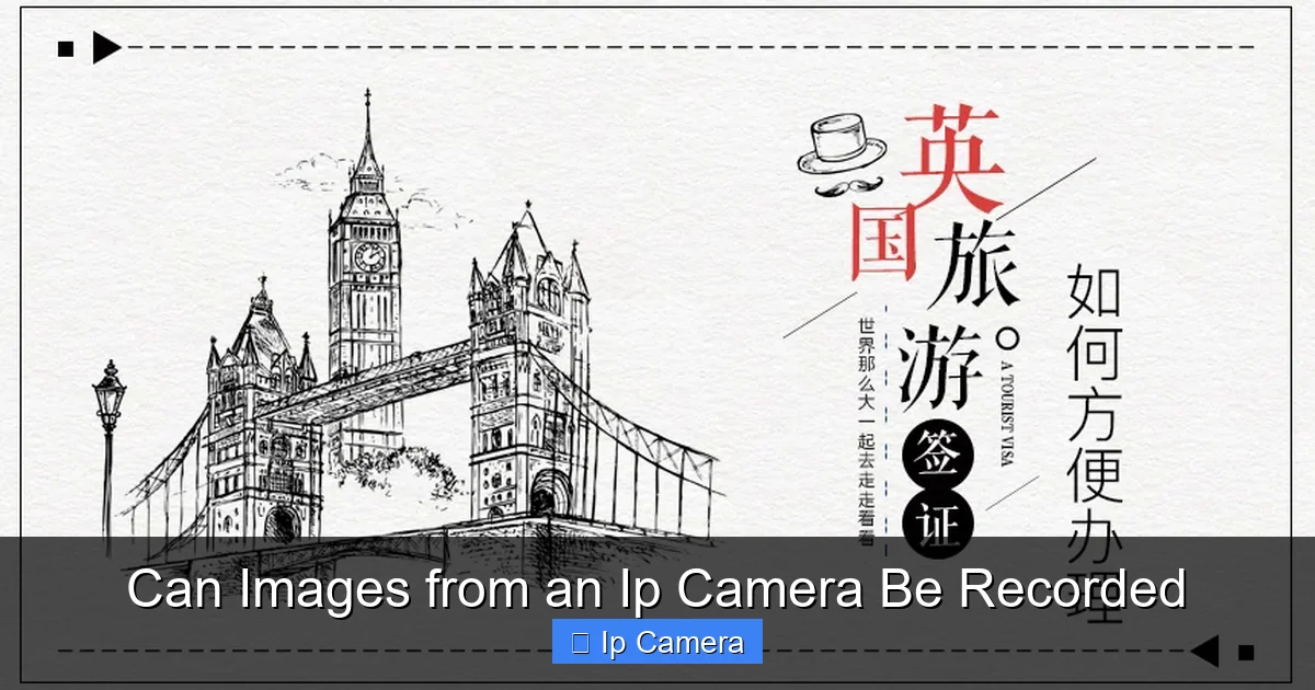 Can Images from an Ip Camera Be Recorded