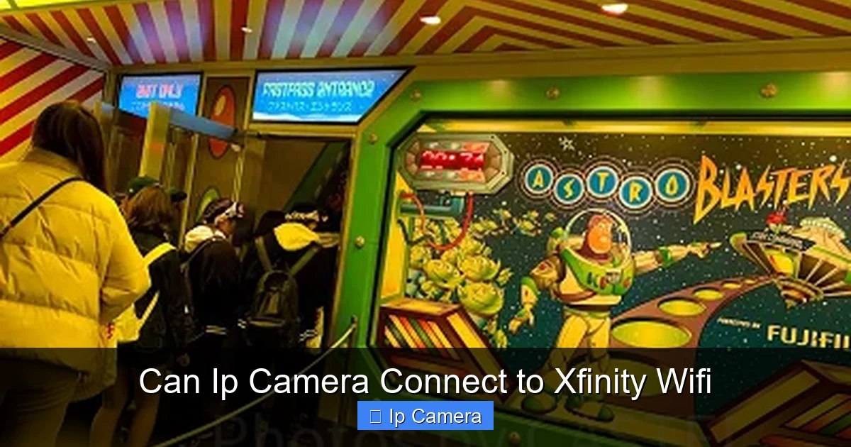 Can Ip Camera Connect to Xfinity Wifi