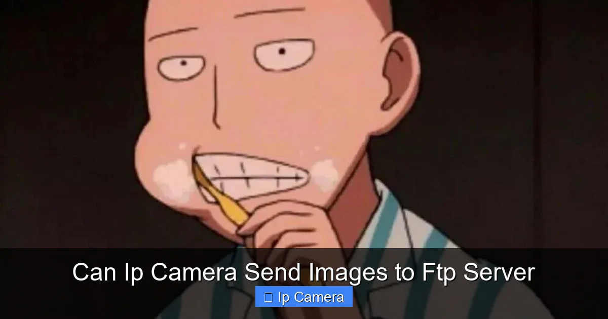 Can Ip Camera Send Images to Ftp Server