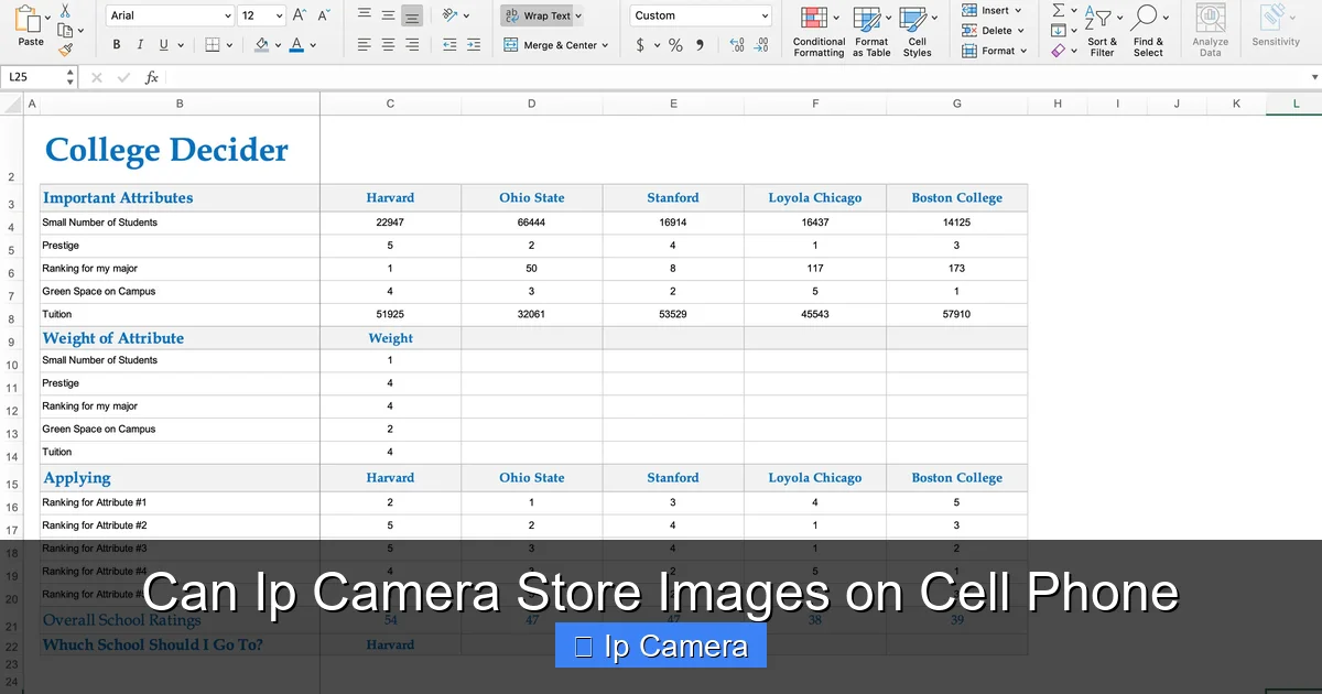 Can Ip Camera Store Images on Cell Phone