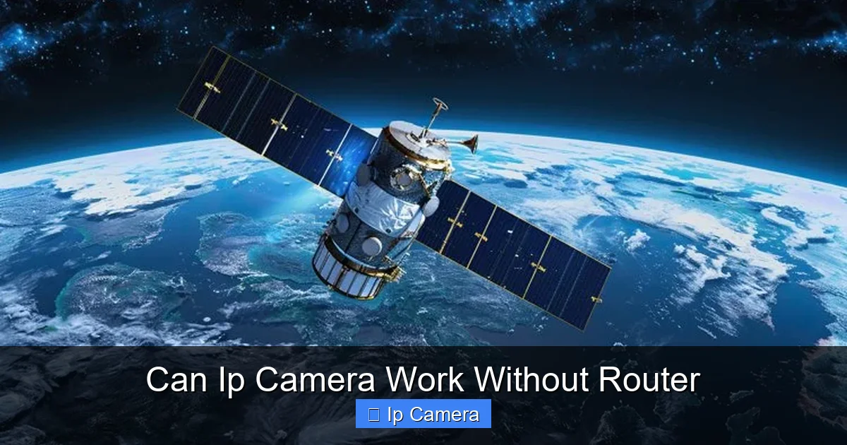 Can Ip Camera Work Without Router