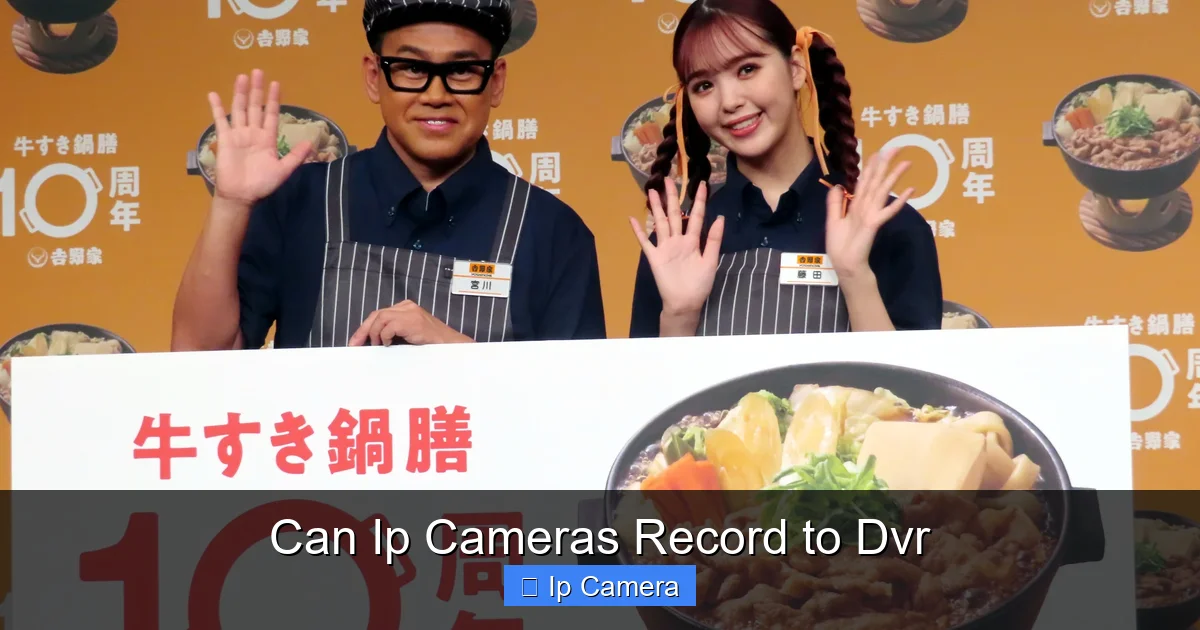 Can Ip Cameras Record to Dvr