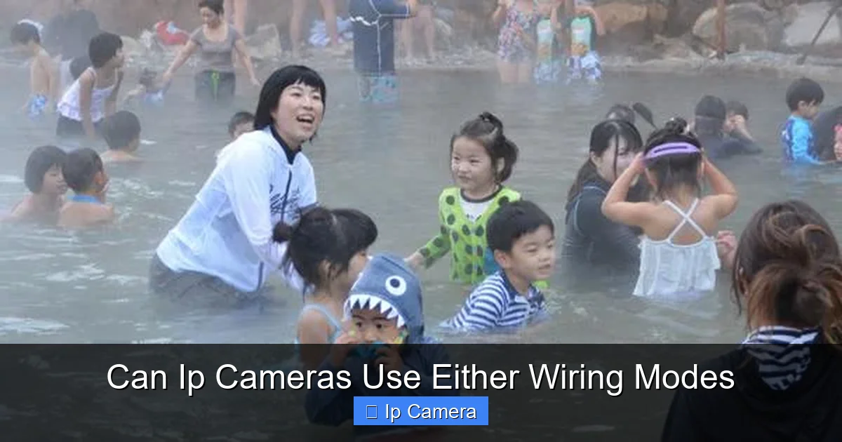 Can Ip Cameras Use Either Wiring Modes