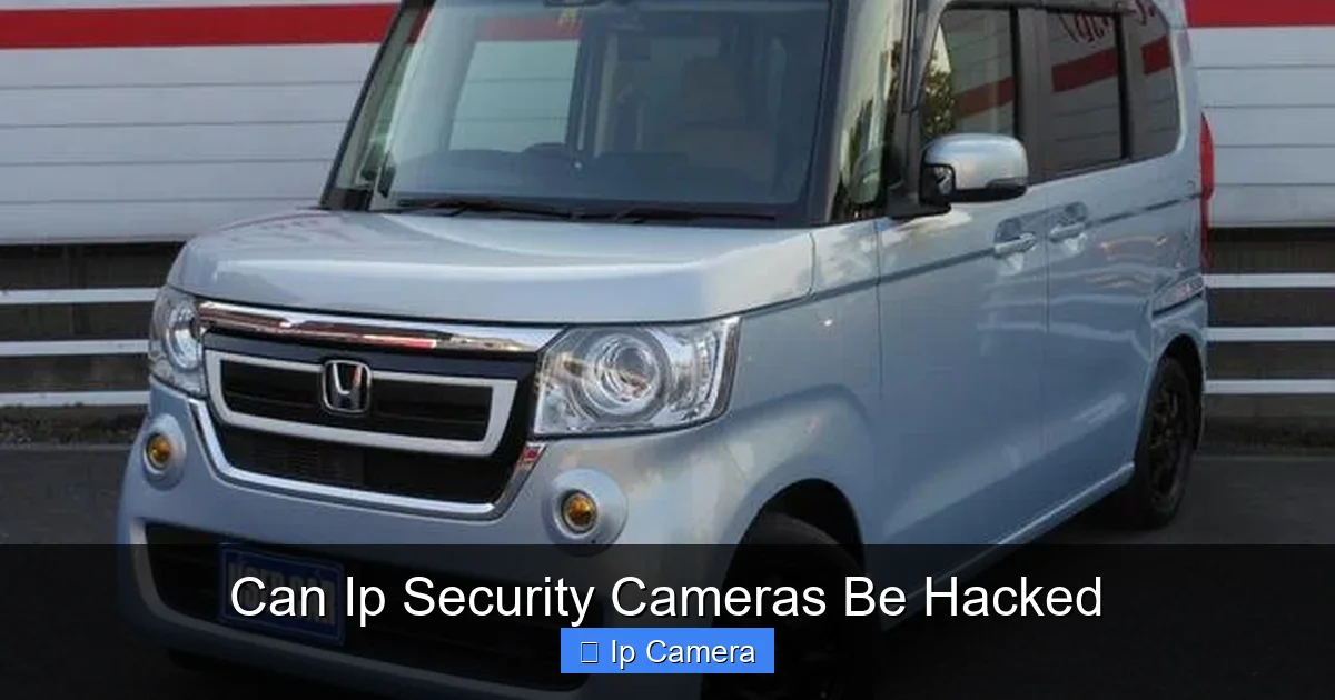 Can Ip Security Cameras Be Hacked