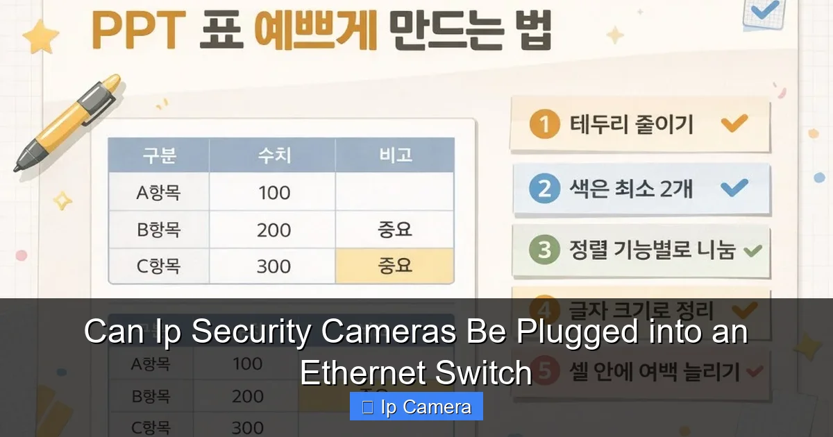 Can Ip Security Cameras Be Plugged into an Ethernet Switch
