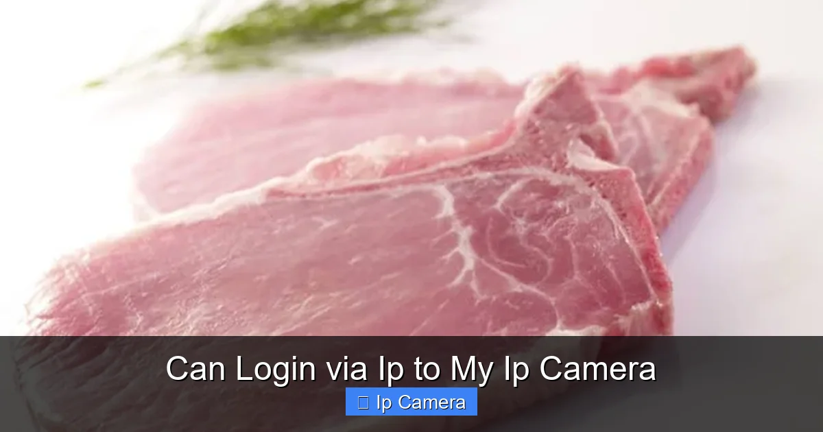 Can Login via Ip to My Ip Camera