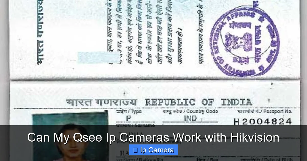 Can My Qsee Ip Cameras Work with Hikvision