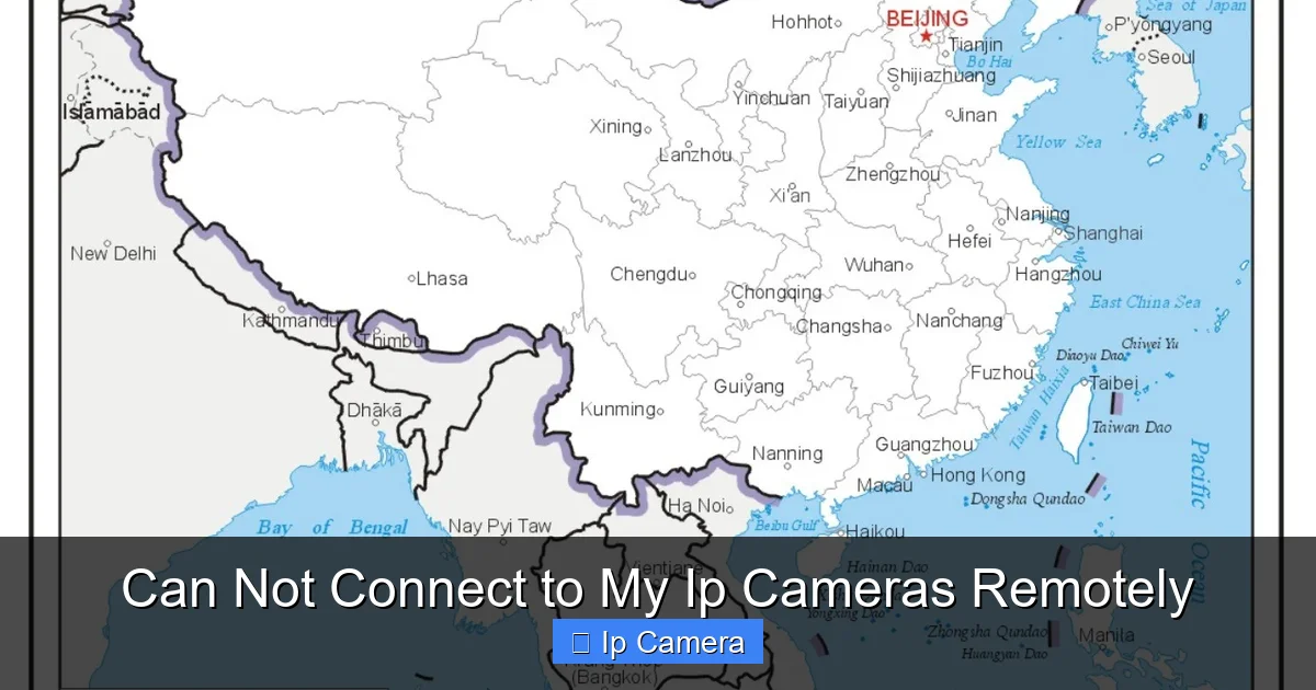 Can Not Connect to My Ip Cameras Remotely