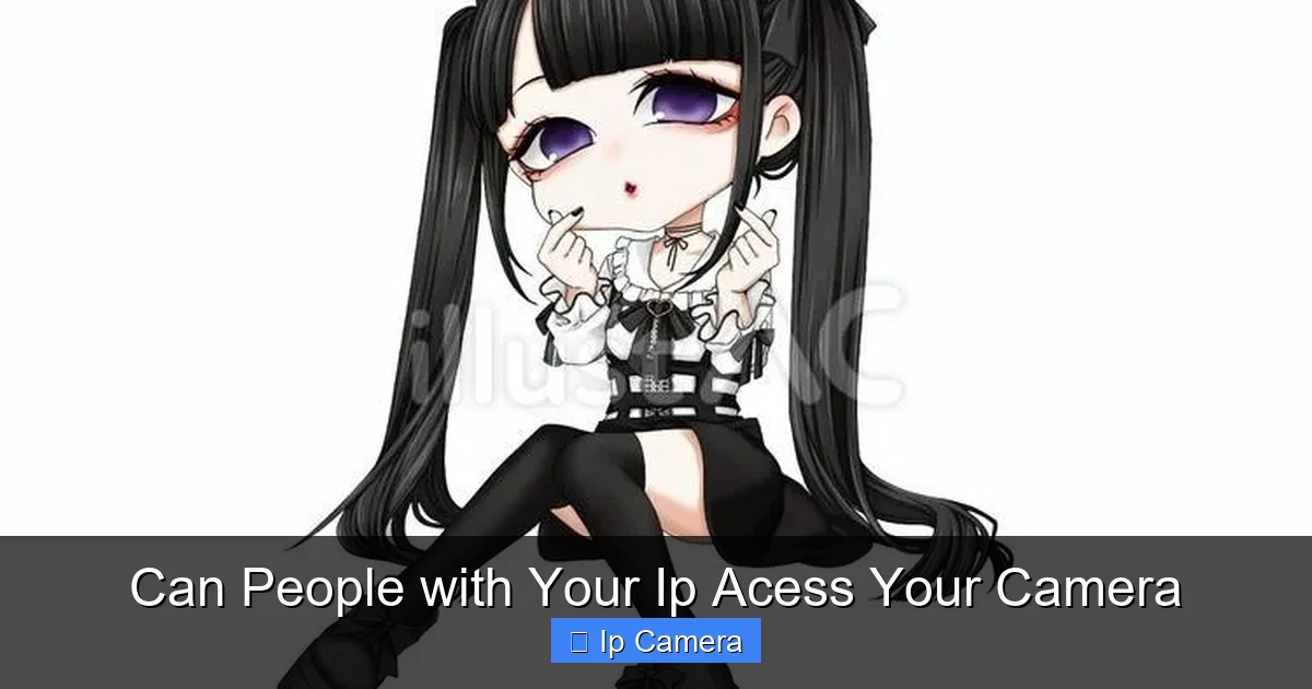 Can People with Your Ip Acess Your Camera