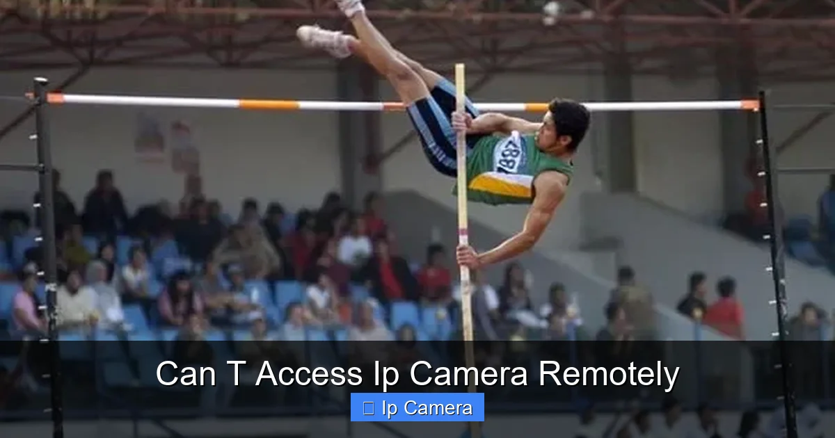 Can T Access Ip Camera Remotely