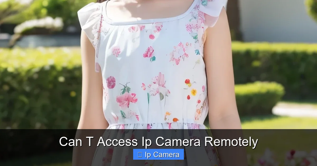 Can T Access Ip Camera Remotely
