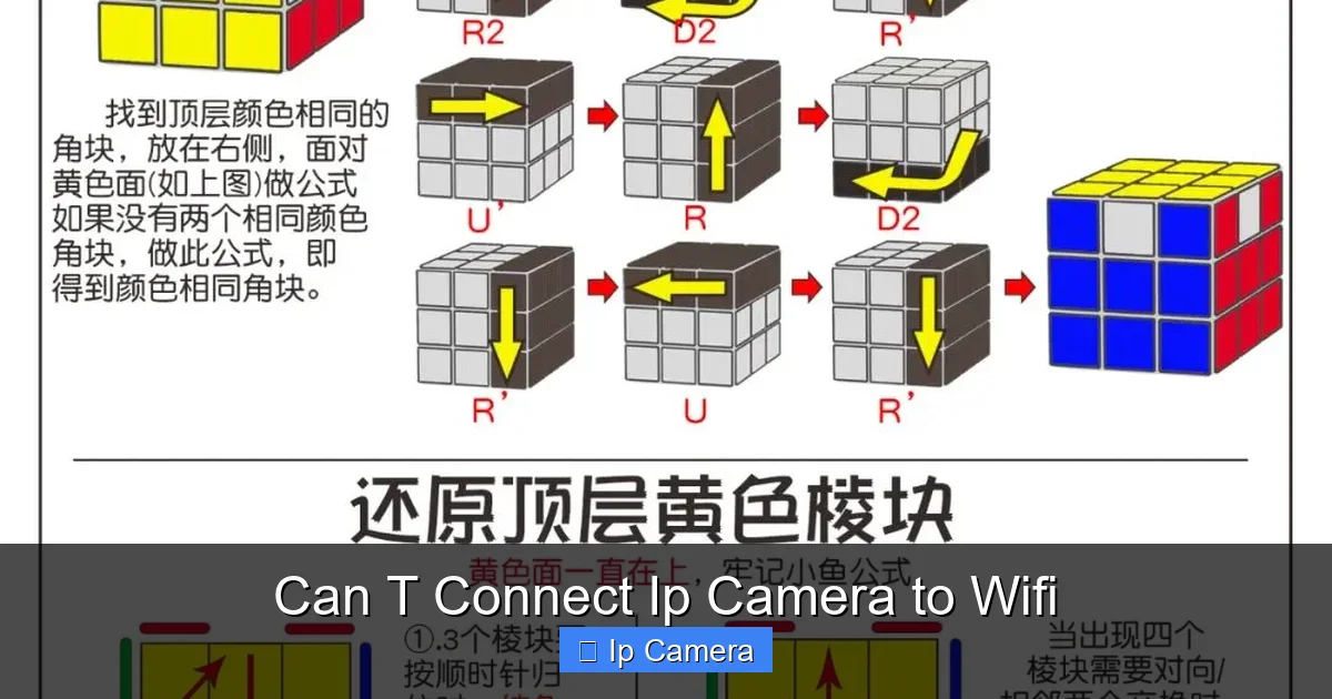 Can T Connect Ip Camera to Wifi