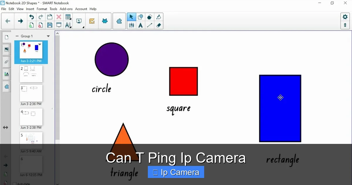Can T Ping Ip Camera