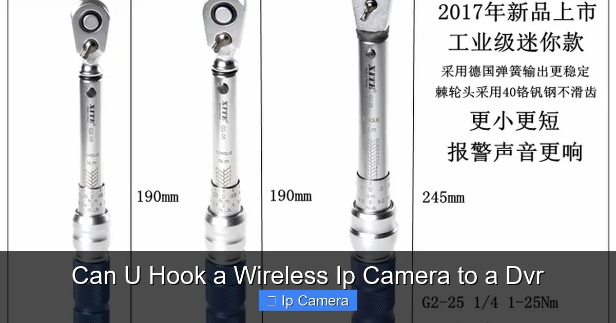 Can U Hook a Wireless Ip Camera to a Dvr