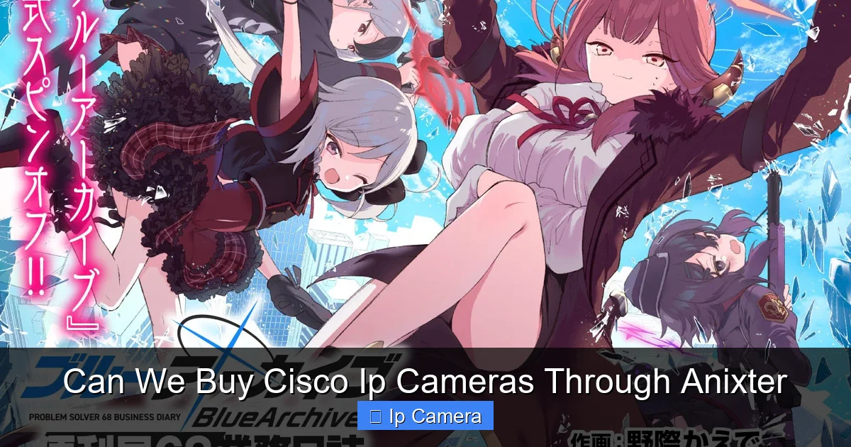 Can We Buy Cisco Ip Cameras Through Anixter