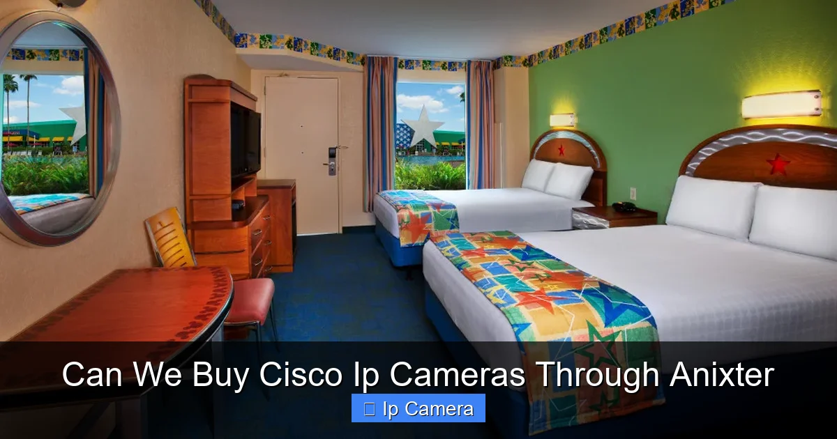 Can We Buy Cisco Ip Cameras Through Anixter