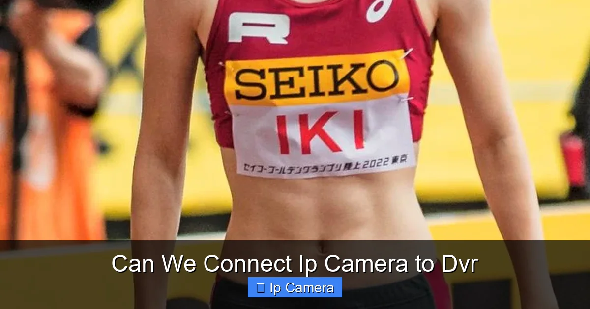 Can We Connect Ip Camera to Dvr