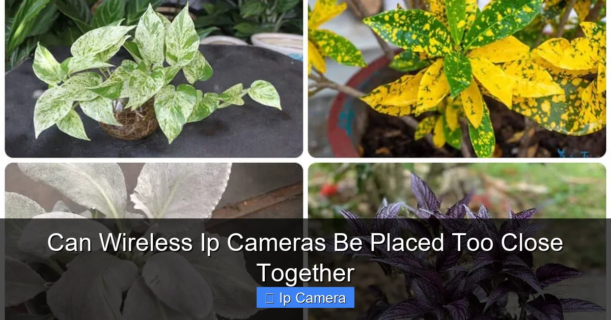 Can Wireless Ip Cameras Be Placed Too Close Together