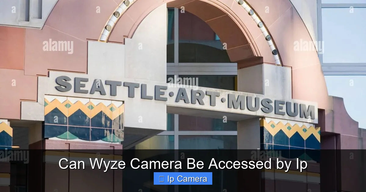 Can Wyze Camera Be Accessed by Ip