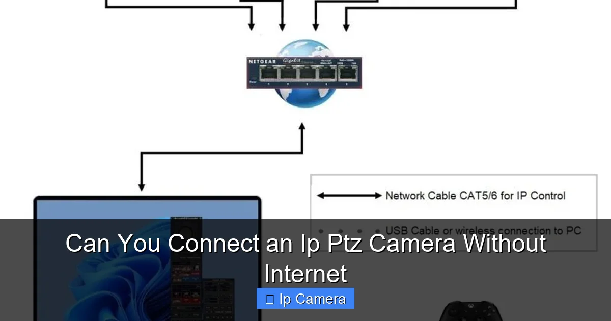 Can You Connect an Ip Ptz Camera Without Internet