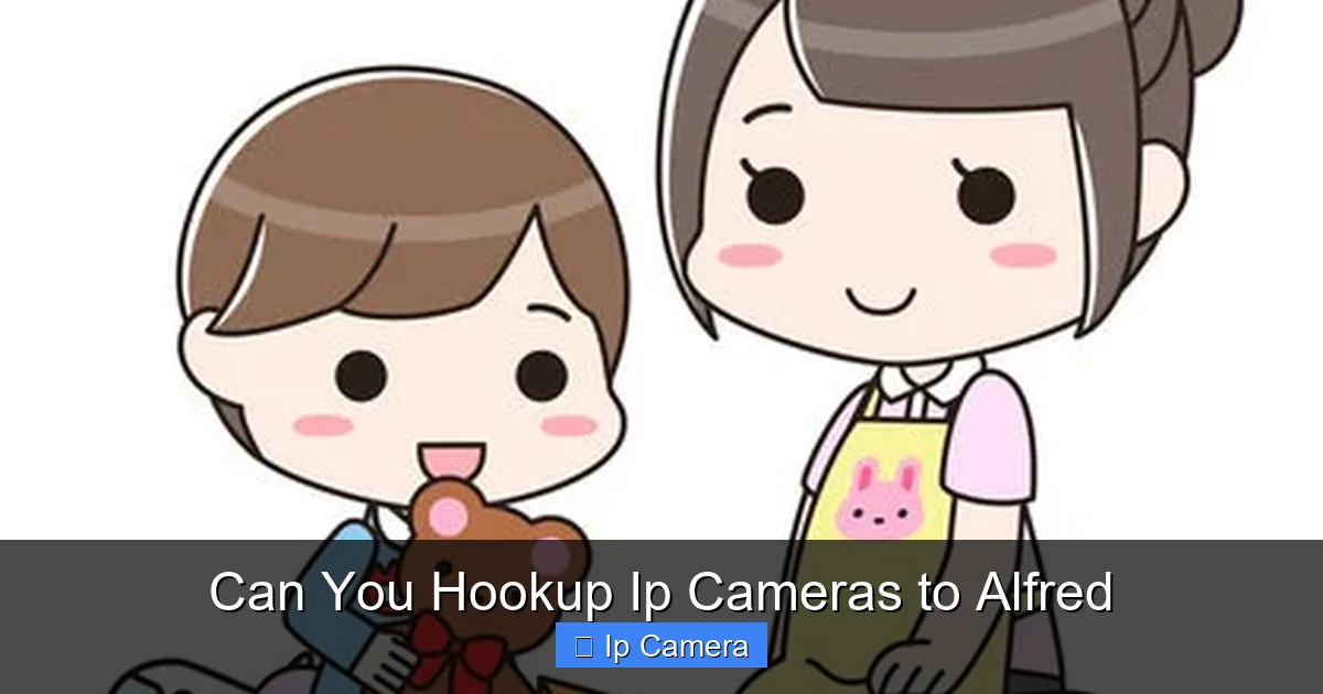 Can You Hookup Ip Cameras to Alfred