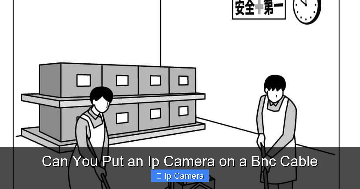 Can You Put an Ip Camera on a Bnc Cable