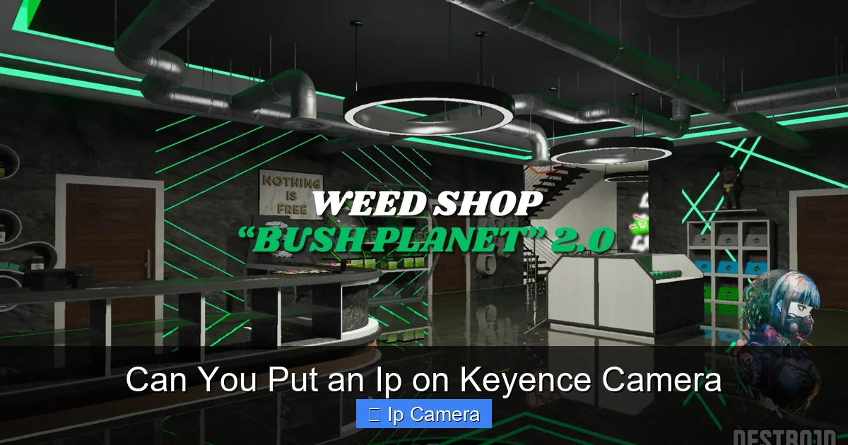 Can You Put an Ip on Keyence Camera