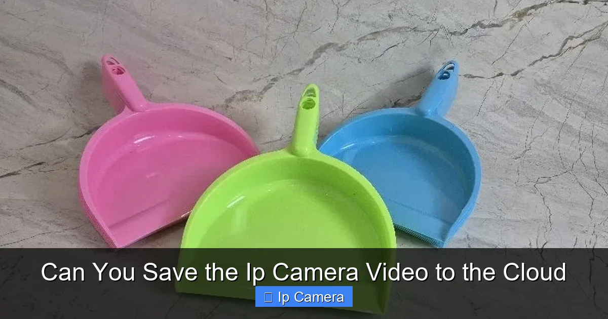 Can You Save the Ip Camera Video to the Cloud