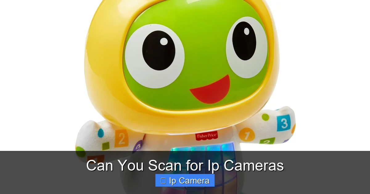 Can You Scan for Ip Cameras