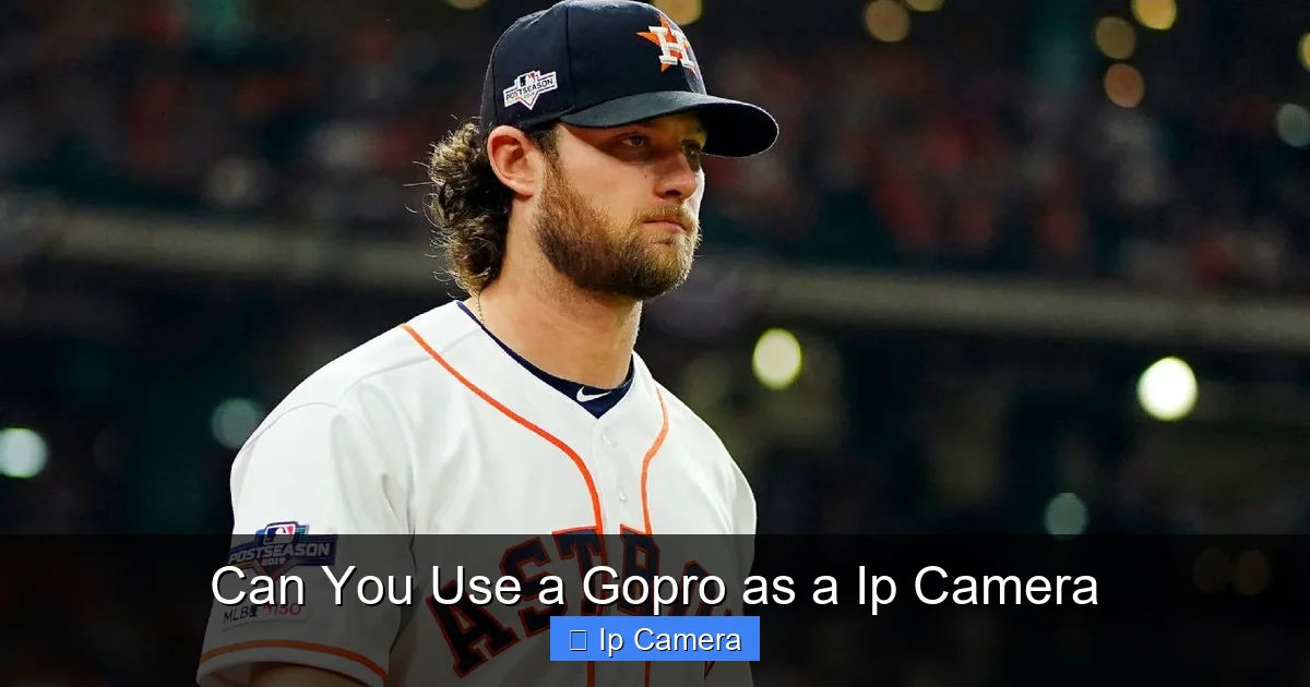 Can You Use a Gopro as a Ip Camera