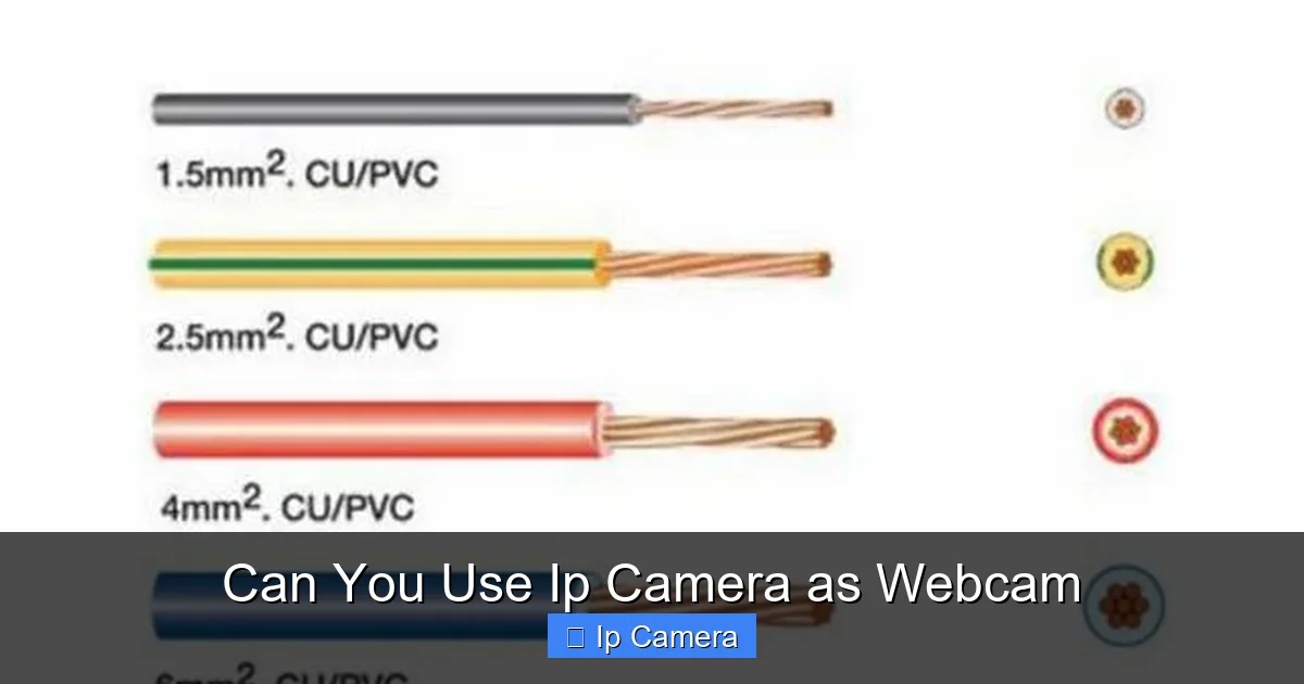 Can You Use Ip Camera as Webcam