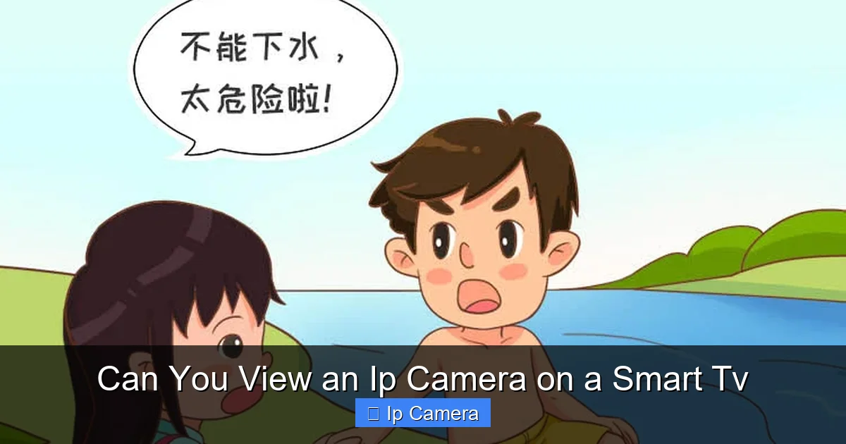 Can You View an Ip Camera on a Smart Tv