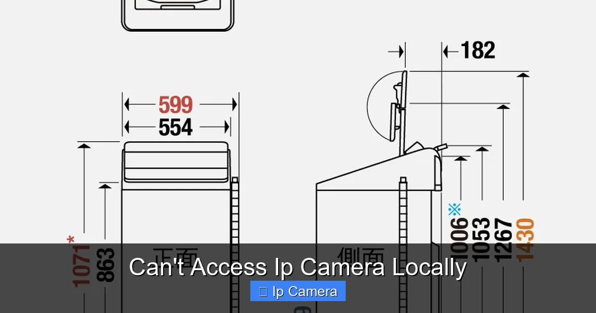 Can't Access Ip Camera Locally
