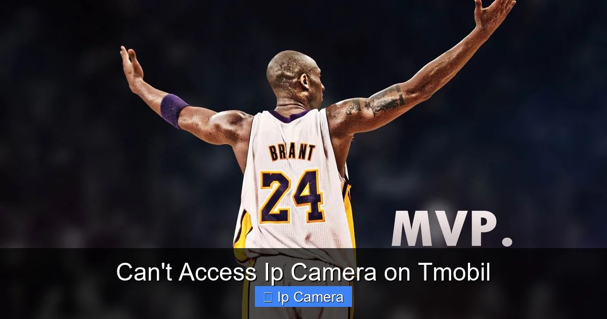 Can't Access Ip Camera on Tmobil