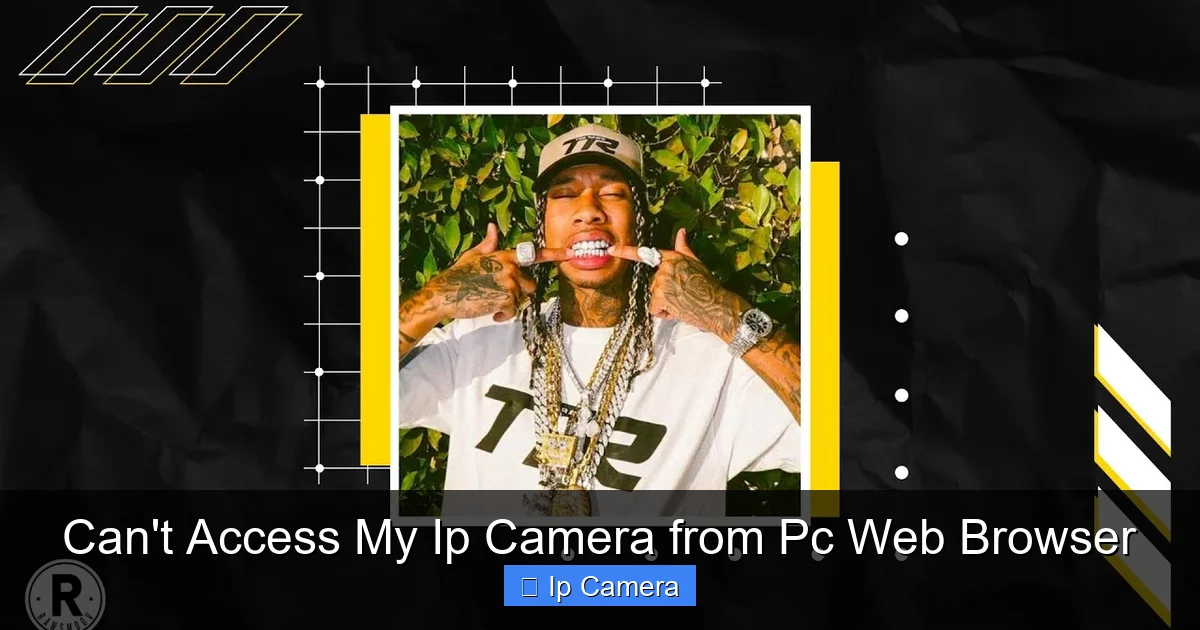 Can't Access My Ip Camera from Pc Web Browser