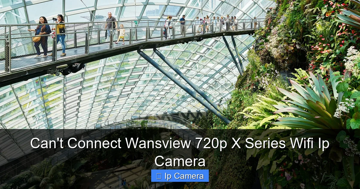 Can't Connect Wansview 720p X Series Wifi Ip Camera