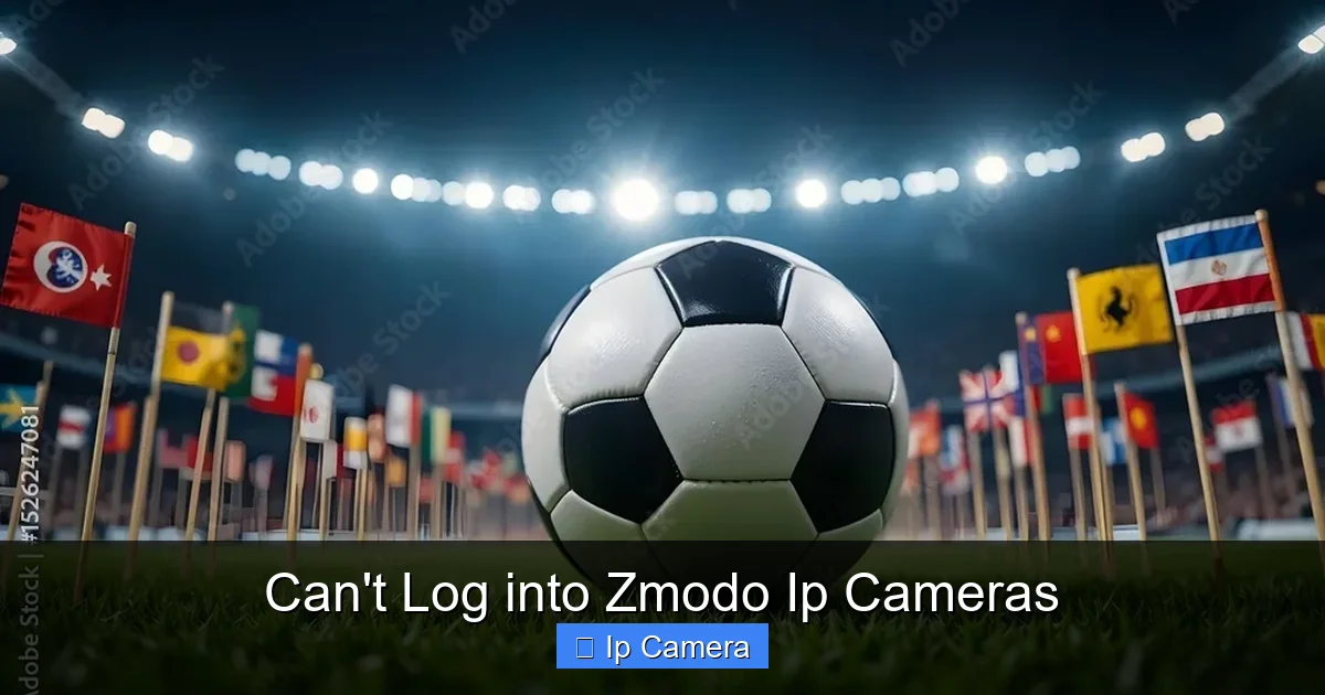 Can't Log into Zmodo Ip Cameras