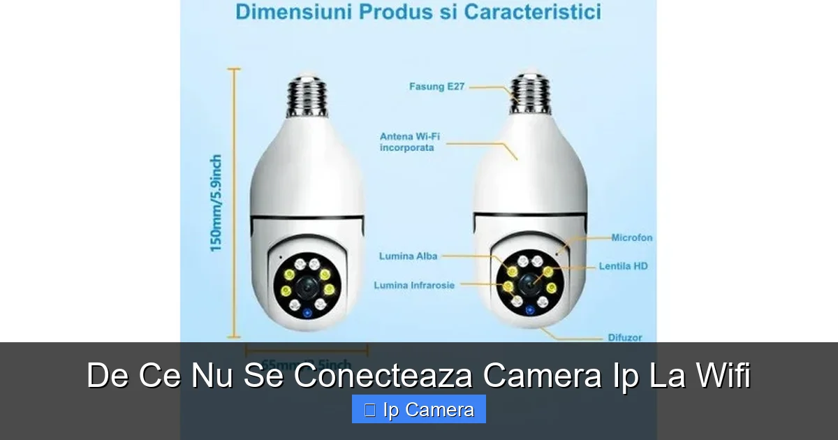 De Ce Nu Se Conecteaza Camera Ip La Wifi